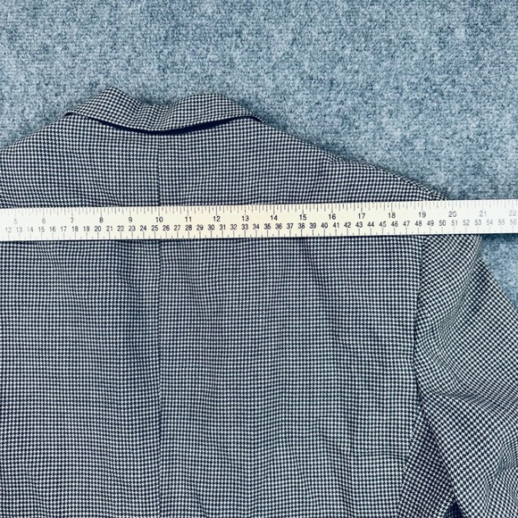 Polo Ralph Lauren Mens 41R Black Brown Houndstooth Blazer Sport Coat Jacket - Picture 9 of 14